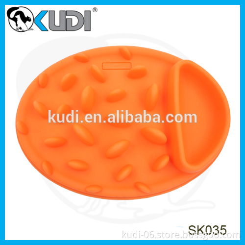 Fashion design food grade silicone slow feed dog bowl
